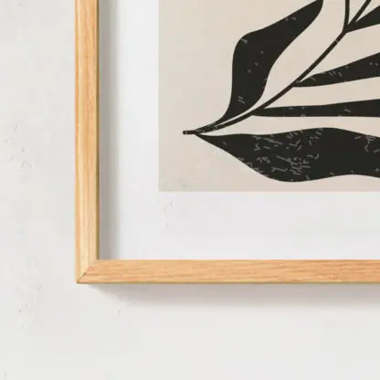 The leaf No.1 - Tranh khung kính hiện đại, tranh treo tường phòng khách - Hình ảnh 3