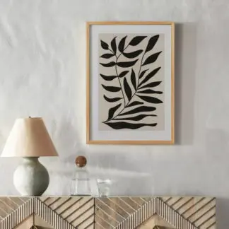 The leaf No.1 - Tranh khung kính hiện đại, tranh treo tường phòng khách