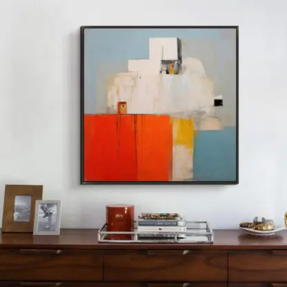 Geometry no.2 - Tranh canvas sắc màu trừu tượng - Hình ảnh 3