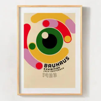 The colorful eyes - Tranh khung kính đa sắc màu phong cách Boho