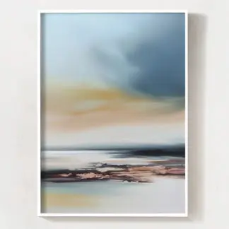 Sky and sea - Tranh khung kính trừu tượng phong cảnh