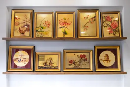 Tranh sơn mài Hồ Gươm quà tặng độc đáo sếp và đối tác - Hình ảnh 5