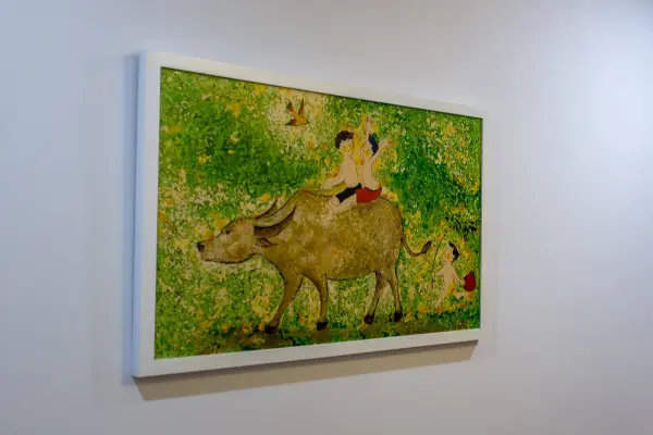 đóng khung tranh sơn mài 3