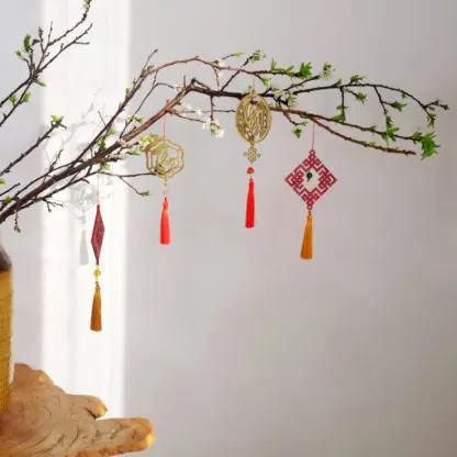 Rồng Phát Lộc - Dây treo tết trang trí cây đào, trang trí cây mai - RPL - Hình ảnh 4