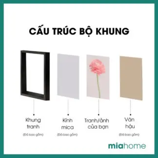 Rustic Charm | Khung ảnh sơn mài đẹp 13x18 15x21 bản 5 cm