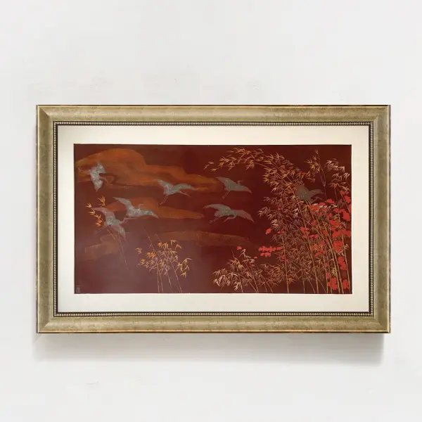 Hoàn thiện khung tranh và bo vải bố canvas trắng