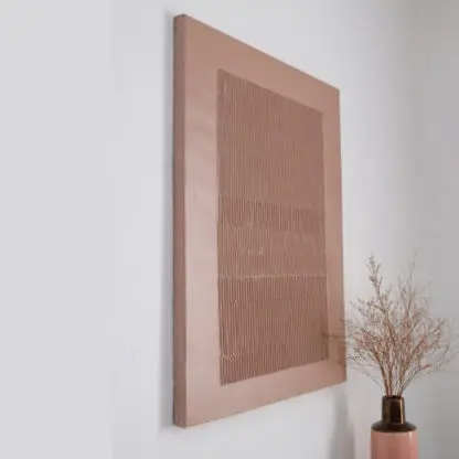 Texture Art hồng nude Tranh treo tường phòng khách - Hình ảnh 4