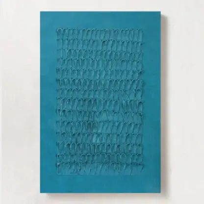 Blue doorway - Tranh vẽ sơn dầu Texture Art