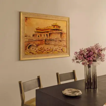 Tranh Cố Đô Huế sơn mài dát vàng quà tặng đối tác nước ngoài độc đáo - Hình ảnh 6