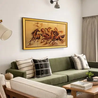 Tranh sơn mài Mã Đáo Thành Công phong thuỷ Thịnh Vượng quà tặng ý nghĩa - Hình ảnh 4