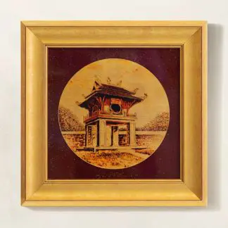 Tranh Khuê Văn Các biểu tượng tri thức Việt - Quà tặng sơn mài cao cấp