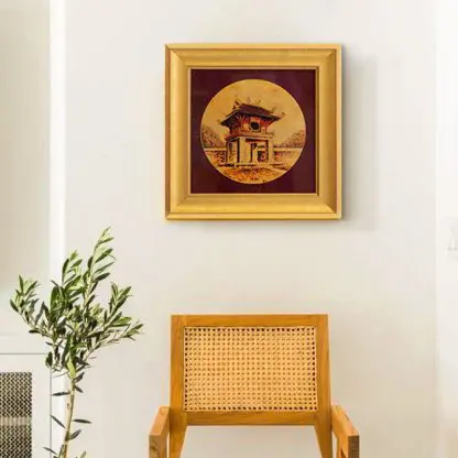 Tranh Khuê Văn Các biểu tượng tri thức Việt - Quà tặng sơn mài cao cấp - Hình ảnh 6