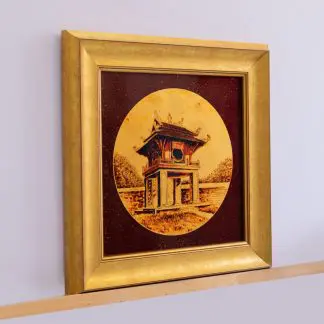 Tranh Khuê Văn Các biểu tượng tri thức Việt - Quà tặng sơn mài cao cấp