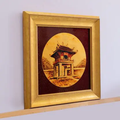 Tranh Khuê Văn Các biểu tượng tri thức Việt - Quà tặng sơn mài cao cấp - Hình ảnh 2