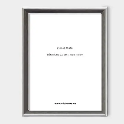 Khung tranh composite SILVER bản 2.2 cm - Hình ảnh 2