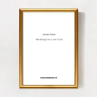 Khung ảnh GOLD bản 2 cm