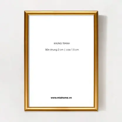 Khung ảnh GOLD bản 2 cm - Hình ảnh 2