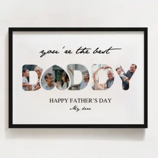 Khung hình gỗ Daddy thiết kế in hình cá nhân