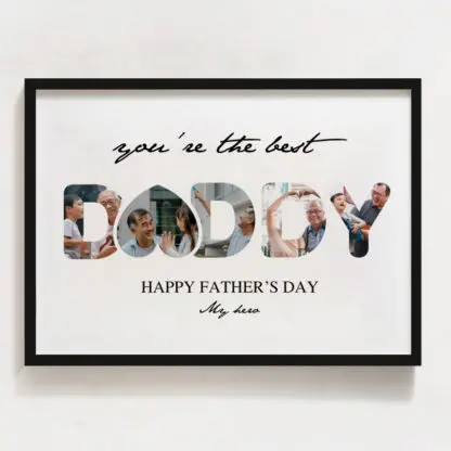 Khung hình gỗ Daddy thiết kế in hình cá nhân