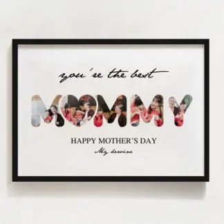 Khung tranh gỗ Mommy thiết kế in hình theo yêu cầu