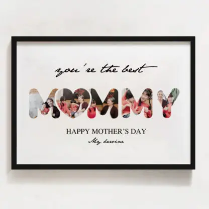 Khung tranh gỗ Mommy thiết kế in hình theo yêu cầu