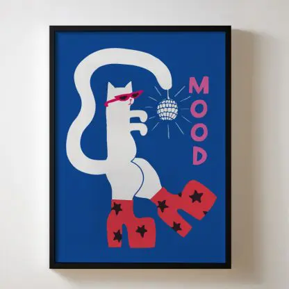 Mood - Tranh mèo khung kính - Ảnh 2