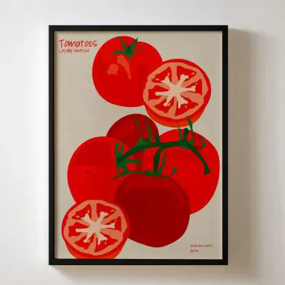 Tomatoes - Tranh treo tường trái cà chua treo phòng ăn - Hình ảnh 3