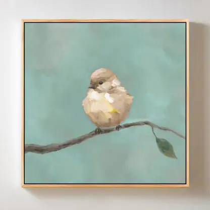 Little Bird - Tranh canvas chú chim non - Hình ảnh 3