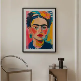 She - Tranh cô gái poster khung kính