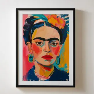 She - Tranh cô gái poster khung kính