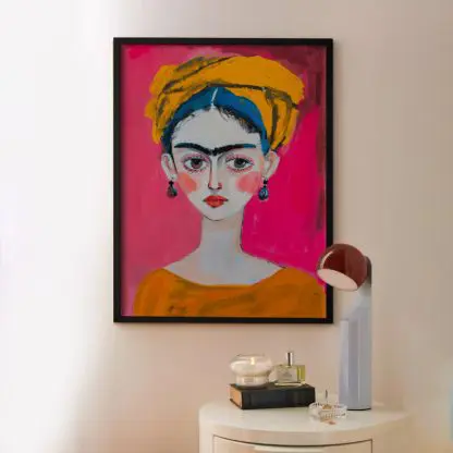Chic Girl - Tranh cô gái poster khung kính - Hình ảnh 3