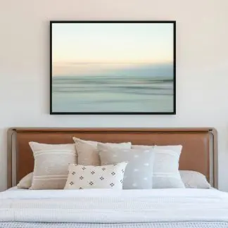 Tranh trừu tượng bờ biển canvas
