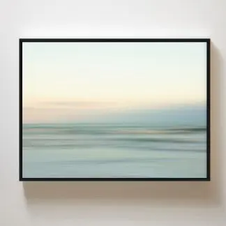 Tranh trừu tượng bờ biển canvas