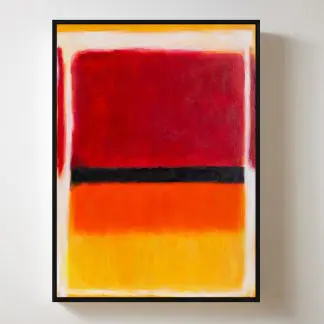 Red and Yellow - Tranh canvas trừu tượng