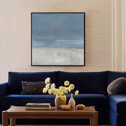 Horizon - Tranh treo tường canvas trừu tượng xanh lục - Hình ảnh 2