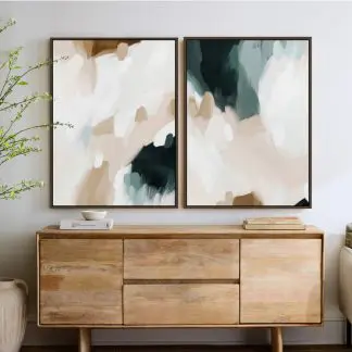 Bộ 2 tranh canvas Cloud