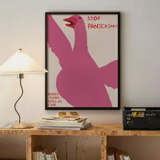Stop Panicking - Poster tranh khung kính