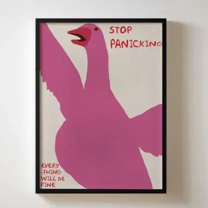 Stop Panicking - Poster tranh khung kính - Hình ảnh 3