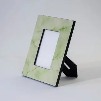 GREEN MARBLE  - Khung ảnh để bàn sơn mài bản 5 cm | Quà Giáng Sinh
