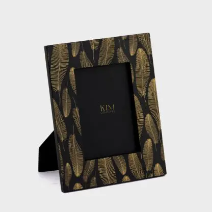 Gold Leaf | Khung ảnh 13x18 để bàn | Khung hình sơn mài bản 5 cm - Hình ảnh 2