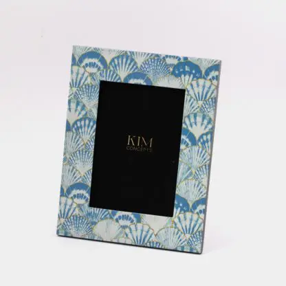 BLUE SHELL | Khung ảnh để bàn 15x21 cm bản 5 cm | Khung hình sơn mài - Hình ảnh 3