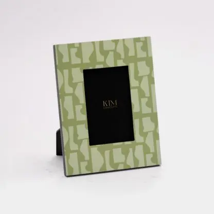Olive | Khung ảnh sơn mài 10x15 cm | Khung hình để bàn đẹp bản 5 cm