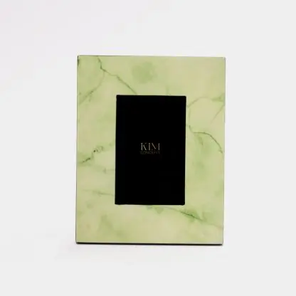 Green Marble | Khung hình sơn mài đẹp 10x15 cm | Khung ảnh để bàn bản 5 cm - Hình ảnh 3