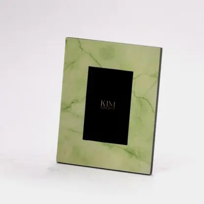 Green Marble | Khung hình sơn mài đẹp 10x15 cm | Khung ảnh để bàn bản 5 cm