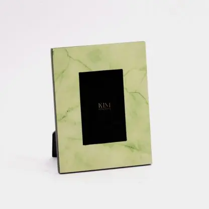 Green Marble | Khung hình sơn mài đẹp 10x15 cm | Khung ảnh để bàn bản 5 cm - Hình ảnh 4
