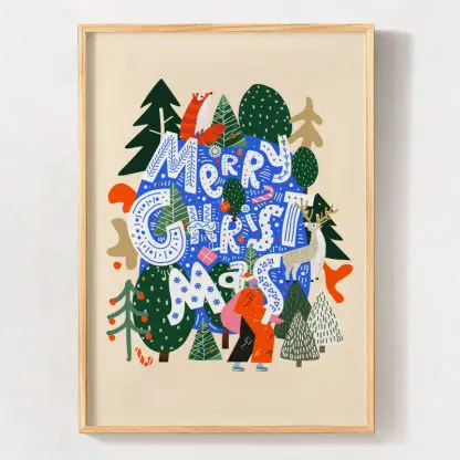 Merry Christmas - Tranh trang trí Noel đẹp, quà tặng Giáng Sinh
