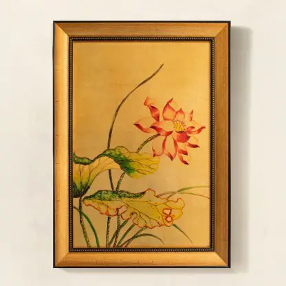 kim liên hoa sen tranh sơn mài 40x60 1