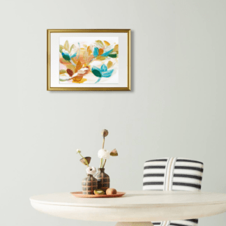 Hoa Khoe Sắc - Tranh khung kính hoa treo tường 40x60 cm