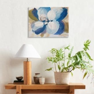 Tranh canvas treo tường Hoa Xanh