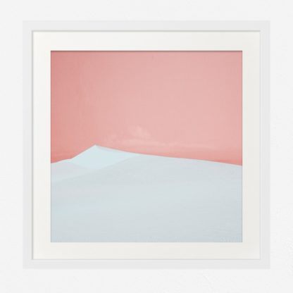 Bộ 2 tranh khung kính treo tường Pink Desert